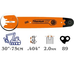 Шина 75см (.404" - 2,0мм) - GB FORESTRY